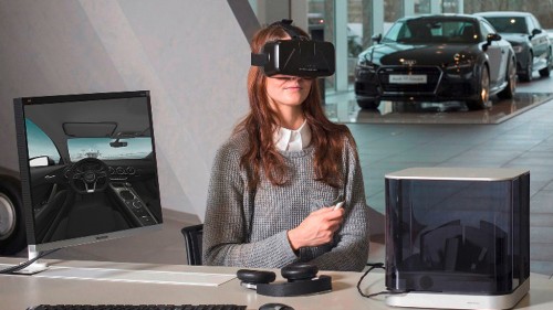 Дилеры Audi будут использовать шлемы виртуальной реальности