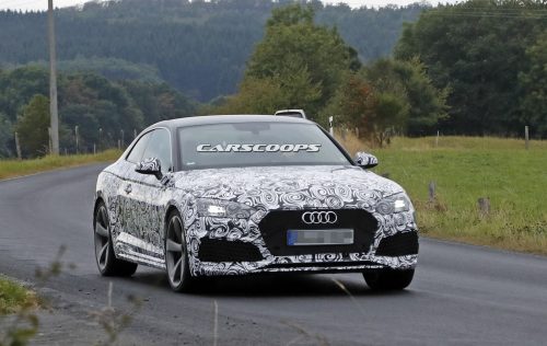 В объективы попала новая Audi RS5 Coupe