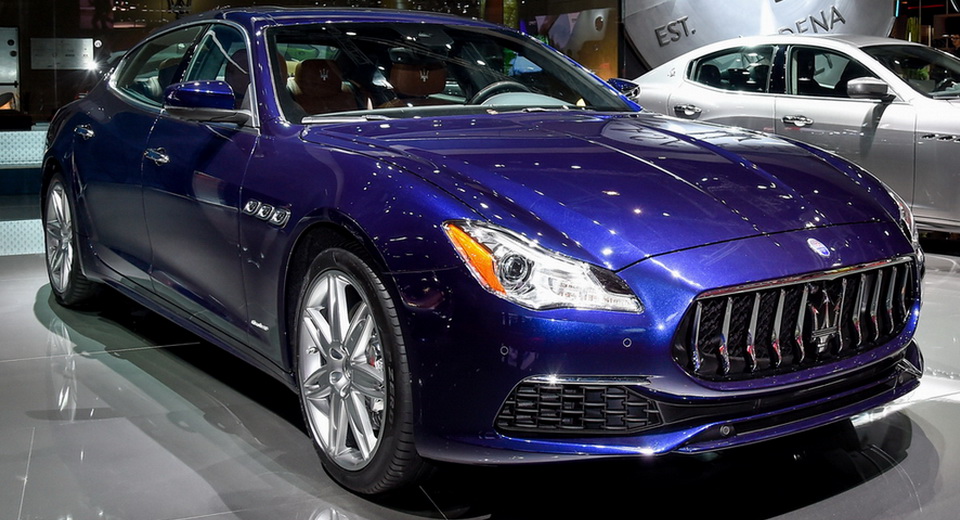 Обновлённая 2017 Maserati Quattroporte была представлена в Париже